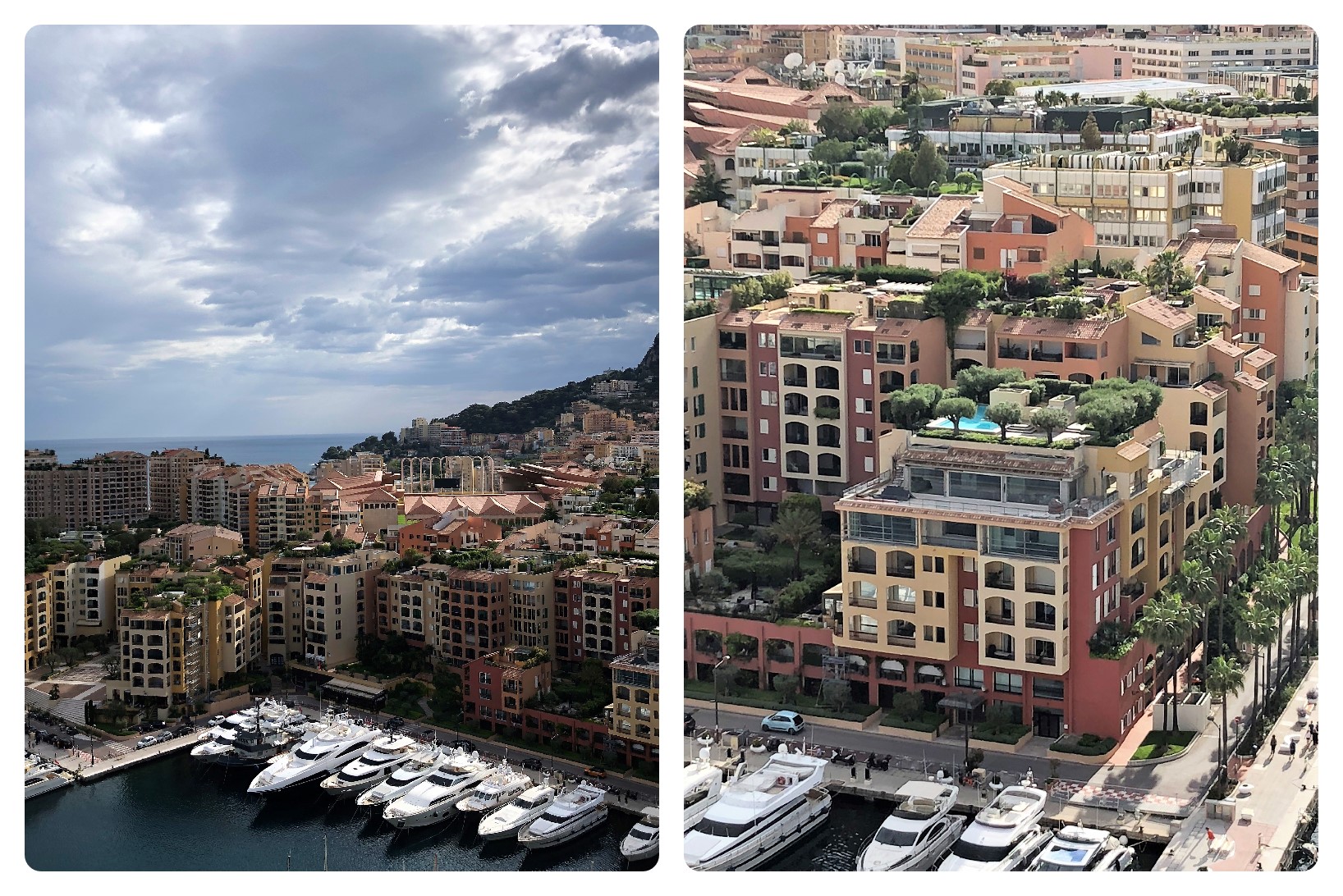 Hafen Monaco von oben