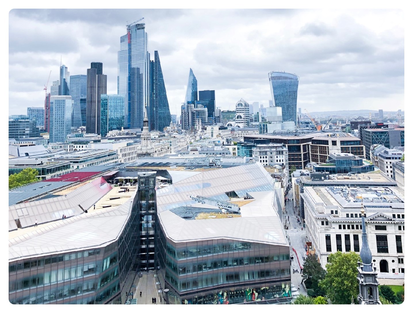 Wochenendtrip London Blick von St Pauls