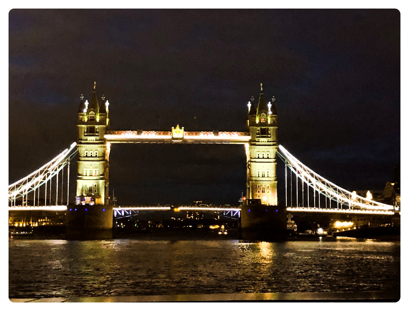 London Bridge bei Nacht